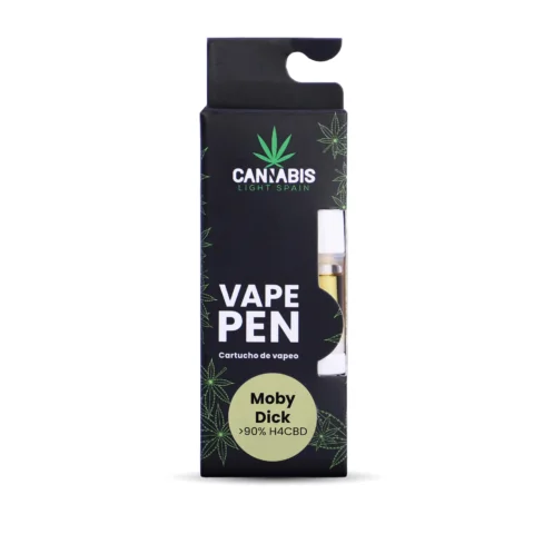 CBD Vape Pen + Cartucho H4CBD Moby Dick 85% Cannabinoides