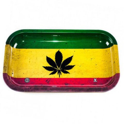 BANDEJA METAL 27x16 cm. RASTA HOJA