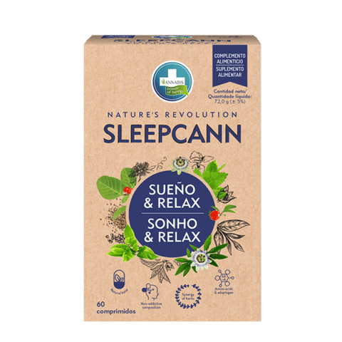 SLEEPCANN Sueño y Relax - Complemento natural 60 comp.