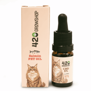 Aceite CBD Gatos 5% 420GrowShop – Fórmula Premium sin THC