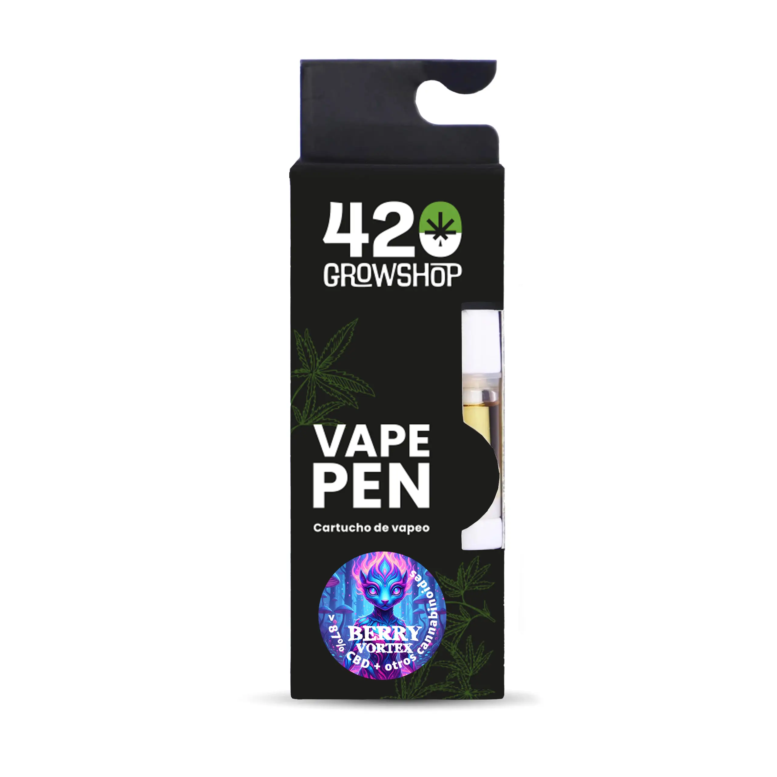 420 CBD Vape Pen Berry Vortex | Kit USB + Cartucho CBD - Imagen 2