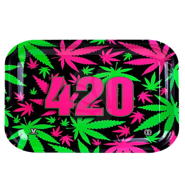 BANDEJA METAL 18x14 cm. 420 BLACK & ROSE