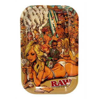 BANDEJA METAL 27x17 cm. RAW SUMMER BEAH