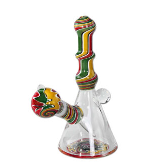 BONG CRISTAL DIFUSOR RASTA 18CM.