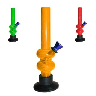 BONG PLASTICO DOUBLE BURBUJA 15 cm.