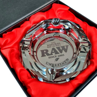 CENICERO CRISTAL RAW DARKSIDE 11cm.