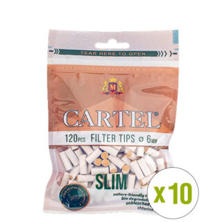 FILTROS CARTEL BIO SLIM 10 x 120ud