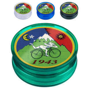 GRINDER PLASTICO & TAPA BASIC LSD BICICLETA 60 mm. Mix Color