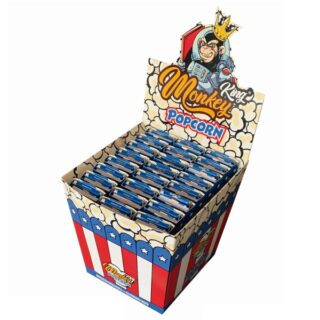 PAPEL MONKEY KING SIZE SLIM & TIPS SMELL POP CORN 24ud.