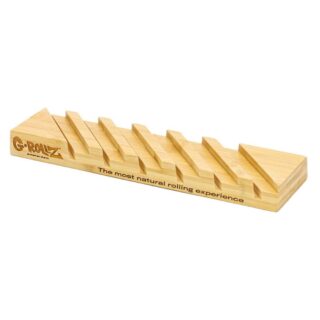 EXPOSITOR BAMBU BANDEJA METAL G-ROLLZ 18x14 cm.