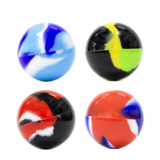 BOTE SILICONA 12ml. Bola 40mm. Mix Color Pack 10ud.