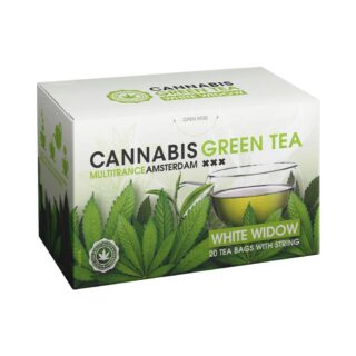 White Widow Green Tea - (Box of 20 Teabags)