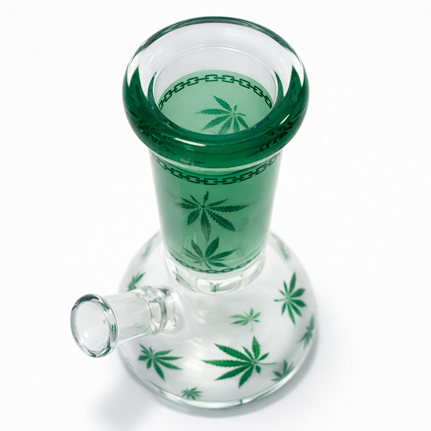 OG Leaf Bong 20 cm - Green Kush - Imagen 3