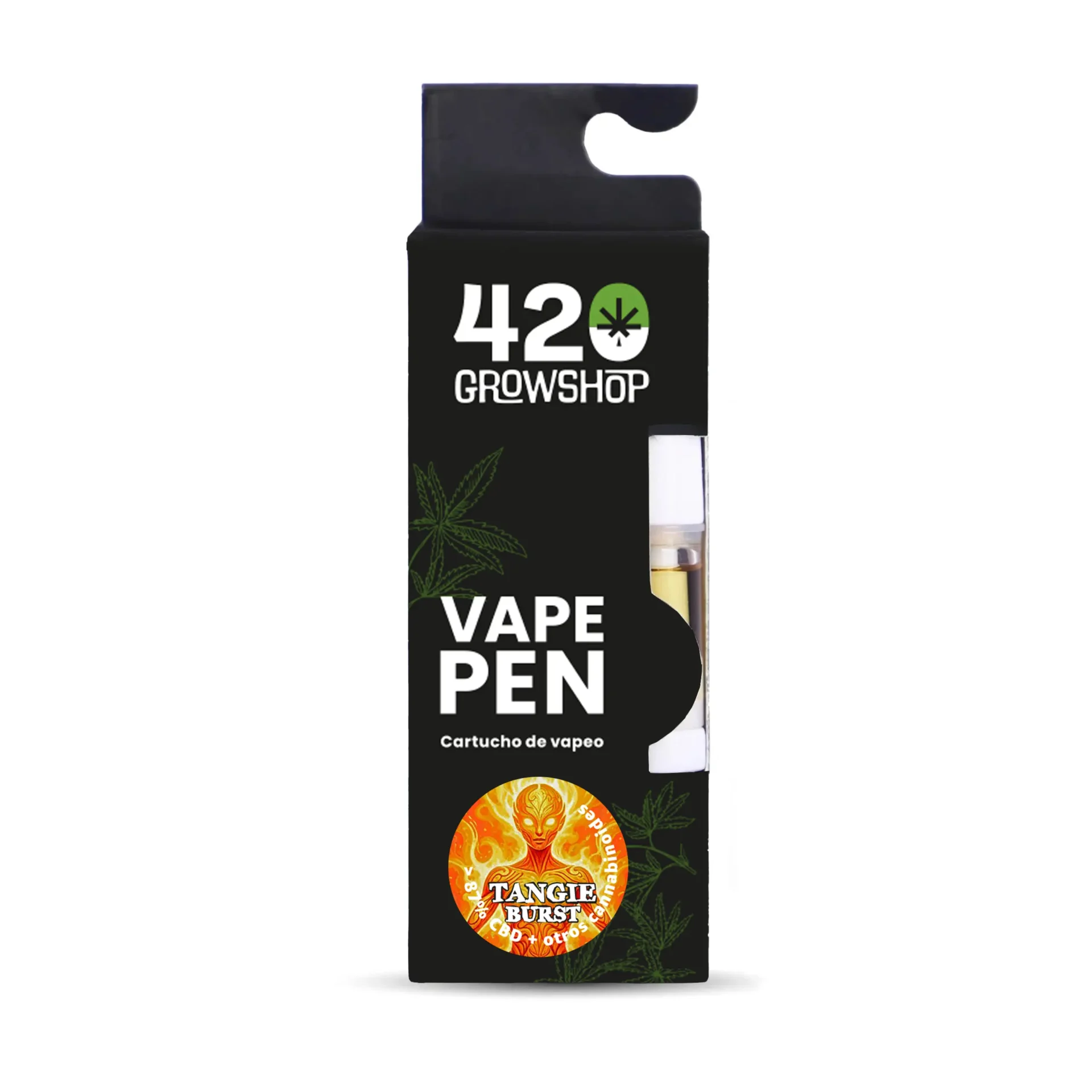 420 CBD Vape Pen Tangie Burst | Kit USB + Cartucho CBD - Imagen 3